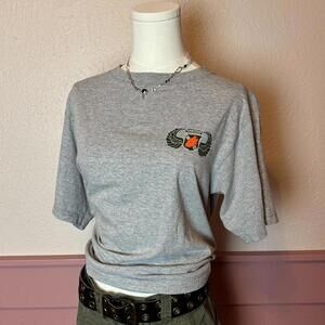 flamehead usa search and rescue graphic tee sz large cotton grey green